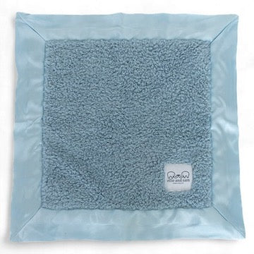 Classic Satin Border Lovey - Powder Blue