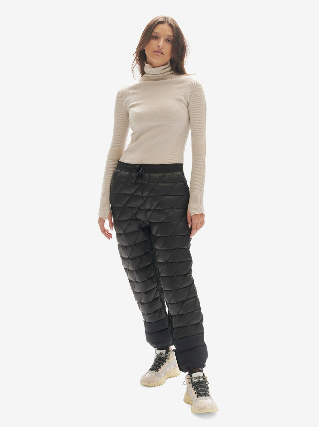 Hybrid Down Sweatpant - Black