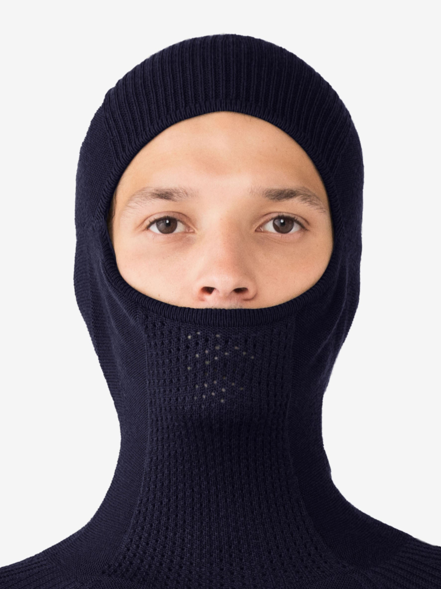 Balaclava Sweater - Carbon Blue