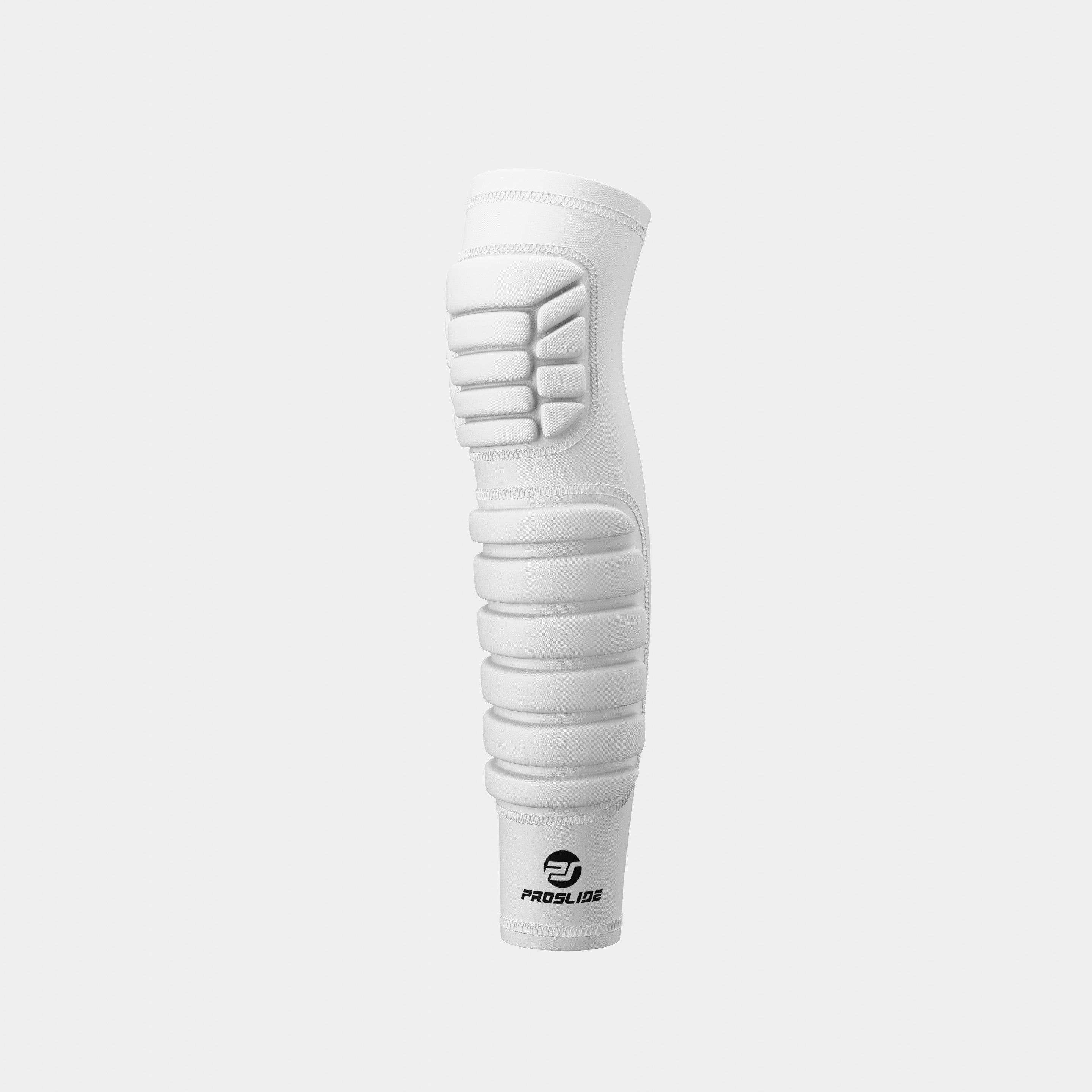 ProSlide EXTRA Padded Compression Shin and Knee Sleeve - White